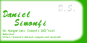 daniel simonfi business card